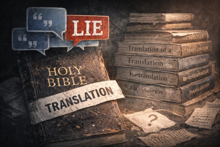 Featured image for “A Translation of a Translation?” — The Liberal Lie About the Bible