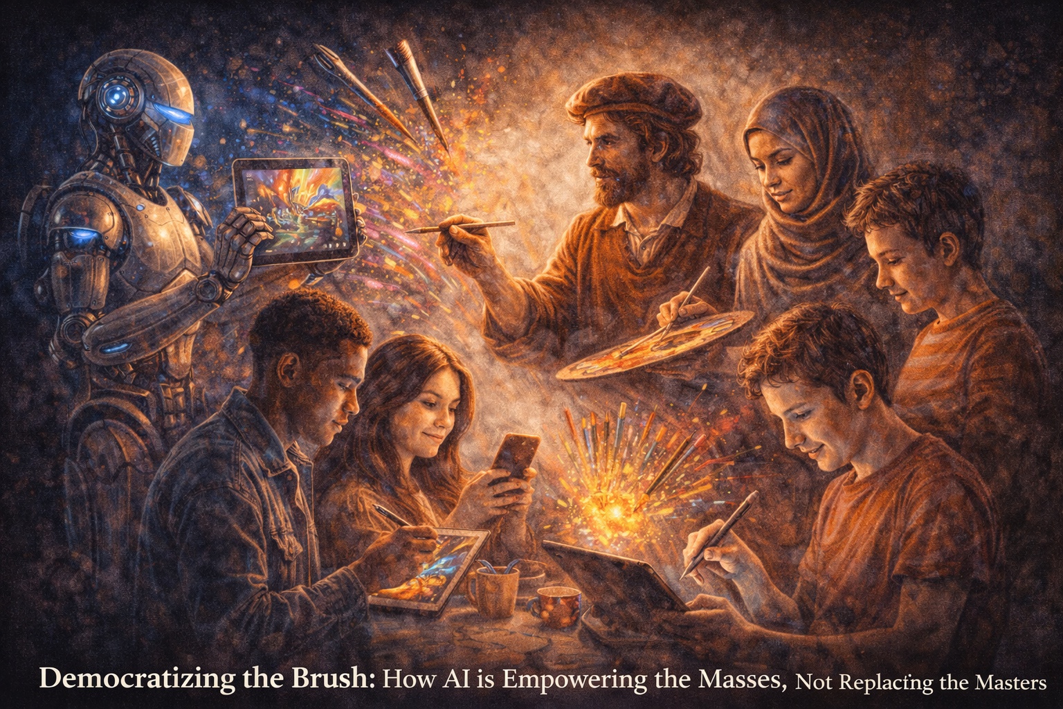 Featured image for Democratizing the Brush: How AI is Empowering the Masses, Not Replacing the Masters