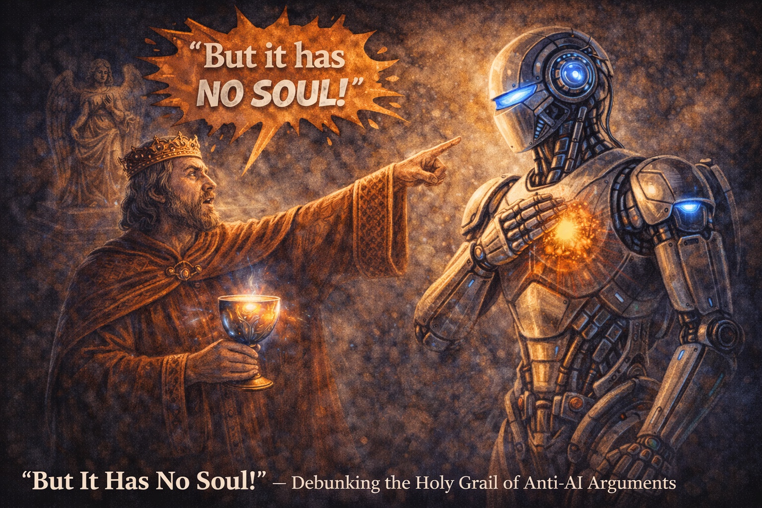 Featured image for “But It Has No Soul!” – Debunking the Holy Grail of Anti-AI Arguments